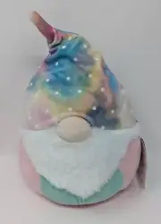 2022 Squishmallow Rayford 8” Tie Dye Easter Spring Gnome Plush NWT