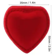 Red Jewelry Box Simple Retro Small Exquisite Ring Jewelry Box For Gift WTD