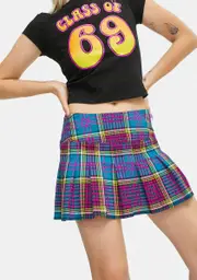 [Current Mood] Azure Chase The High Pleated Skirt