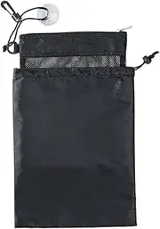 [CurcKua] Shower Net Bag Bedroom Gym with Suction Cup and Zipper Bag