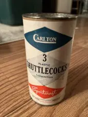 Vintage Carlton Shuttlecocks Badminton Birdies - Never Opened