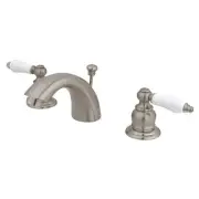 Kingston Brass KB95.PL Victorian 1.2 GPM Widespread Bathroom - Nickel