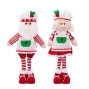 Handmade Holiday Telescopic Cook Caps Festival Fabric Doll Gnomes Plush Dolls