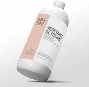 Glycerin Vegetable, Kosher Halal Pharmaceutical USP Grade, Natural Solution and Humectant for Cosmetics, Household Supplies, Art Crafts, and DIY E Liquid for E Cigs by Raw Plus Rare - 950ml