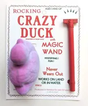 Vintage Magic Rocking Crazy Duck Novelty Toy - Old Time - Retro Fun