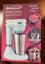Brentwood Classic Milkshake Maker 15 Oz Turquoise Sm-1200B