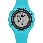 Silicone Strap Sport Watch 3ATM Waterproof Alarm Student Digital Watch