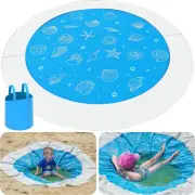 ✨6.5 X 6.5 Feet Baby Beach Pool-Kiddie Pool and Beach Blanket-2 in 1 Toddler Pad