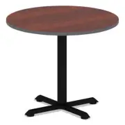 Alera Reversible Laminate Table Top, Round, 35 1/2 dia., Medium Cherry/Mahogany