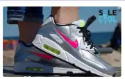 Nike Air Max 90 FB GS Running Shoes Silver White Shoes 705392-001