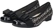 Bridget Birkin walk(ブリジット バーキン ウォーク) 545242 Women's Pumps, Ribbon Walking Pumps, 545242, Black Combination, 22.5 cm