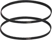 uxcell 2pcs 176XL Rubber Timing Belt 88 Teeth 10mm Width 5.08mm Pitch Synchronous Closed Loop Geared Drive Belt Black for Industrial