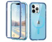 iPhone 13 Pro Max Case,Shockproof Phone Case ,Scratch-Resistant Back Cover-Blue