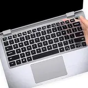 Keyboard Cover Skin for Dell Latitude 5430 5431 Notebook, Dell Latitude 5000 14 inch Accessories, Dell Latitude 7430 14"/Dell Latitude 9430 Cover-Black