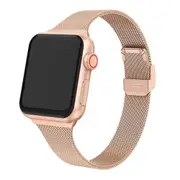 Thin Steel Milanese Loop Strap for Apple Watch