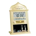 Selectable World Time Muslim Prayer Wall Clock with Temperature Function