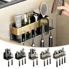 Storage Tool Toothbrush Holder Wall Mounted Mouthwash Cup Shelf