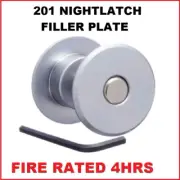 Fire rated Nightlatch or Deadlatch Filler Plate patch lock hole ADIFP201KIT
