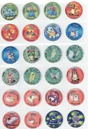 TAZOS POKEMON KANTO Full Set 151/151 PERU South America Pogs years 2022 EDITION