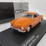 AVAILABLEWHITEBOX 1/43 VW KARMANN GHIA 1962 大眾汽車模型 合金