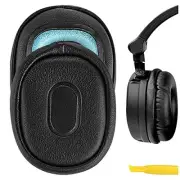 Geekria Protein Leather Ear Pads for Sony MDR-NC40 Headphones (Black)