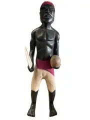 Alboran Congo Fransico doll Negro 7 Rayo Muneco Santeria Osha Ifa Palo
