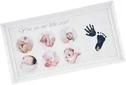 HAMPPLIES 1pc Hand and Foot Inkpad Photo Paw Print Kit Keepsake Footprint Handprint Boy Feet Prints Photo Frame Hands White Wood-based Panel