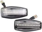 2 Pcs Flowing Water Indicator Side Marker Turn Signal Light For Hyundai Elantra For Getz For Sonata For XG For Terracan For Tucson(Dynamic Crystal Type)