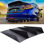For Honda Accord 2018-2020 Rear Diffuser Bumper 4 Fins Spoiler Splitter Lip (for: Honda)
