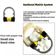 For Primary Teeth Dental Plier NiTi Matrix Ring Bands Sectional Matrice Clamp R8
