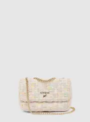 GUESS Girl's Pink Mini Crossbody Bag, Polyester