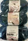 Bernat Lattice Lot of 3 Skeins ELECTRIC BLUE #4 Medium