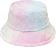 [Yannaky] Weave Visor Hat,Women's Hat Winter Knitted Plush Warm Non Positioning Tie Dyed Hat for Women Wide Brim Straw Hat Big Floppy Foldable Roll up Cap Beach Sun Hat UPF 50+ (Color : A, Size : One Size)