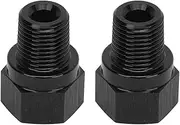 Aluminum Alloy Oil Pressure Gauge Adapter, Male M16 to Female 1 8 NPT Thread Fittings, for LS1 LSX LS3 LQ4 LQ9, Compatible with GM LS Series Engines, for Oil/Fuel/Water Pressure