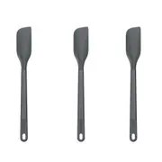 3x Zyliss Spatula Scraper Silicone/Nylon Kitchen Cooking Utensil Sml 27.5cm GRY