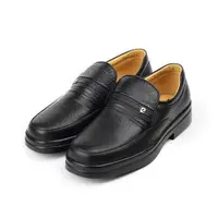在飛比找ETMall東森購物網優惠-皮爾卡登 真皮氣墊紳仕鞋 黑 男鞋 鞋全家福