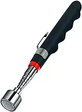 （Blue） Claw-Type Magnetic Pick-up Tool with LED Lights 4 Claw Claws, for Garbage Pick up.