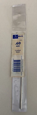 Birch Crochet Hook. size 0.60mm