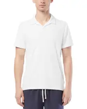Onia Towel Terry Polo Shirt Large