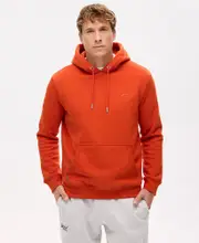 Essential Logo Hoodie | Denim Co Rust Orange