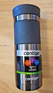 Contigo Byron Snapseal 20 OZ. Travel Mug, Stainless Steel Thermal Mug, Vacuum