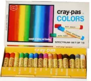 VINTAGE* Sakura Cray-Pas* 16 Colors Spectrum SET OF 16 #XKP-16 Made in Japan