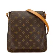 Louis Vuitton Monogram Musette Salsa Short Diagonal Shoulder Bag M51258 Brown PV