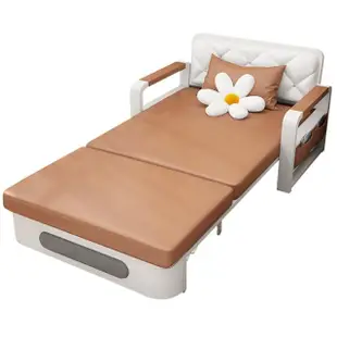 【YS/譽神】沙發床折疊兩用 多功能床 小沙發(沙發床/沙發/伸縮床/多功能床/休閒躺椅/贈抱枕)