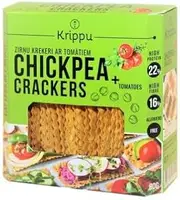 Krippu Chickpea Crackers with Tomatoes, 80g