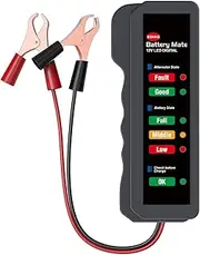 LED Lights Display12 V Vehicle Cycle Battery Tester Auto Car Battery Test Reverse Protect Function