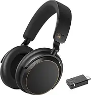 [Sennheiser] ACCENTUM Wireless Headphones - Black/Copper Special Edition, Bluetooth with Hybrid Noise Cancellation, 50h Battery, Button Control & incl. Bluetooth Dongle