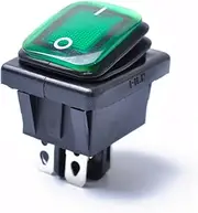 GANAZONO 12v Dc Waterproof Rocker Switch 4 Pin Boat Type On-Off Toggle for Car Boat Use
