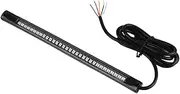 CVUTOVO 2Pcs Motorcycle LED Taillight with Smd Lights Flexible Strip Turn Signal Lamp Design for License Plate Cars Off Road Vehicles and Scooters