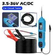 Car Electrical Circuit Tester Pen 3.5-36V DC Detector Fuse Probe Alligator Clip